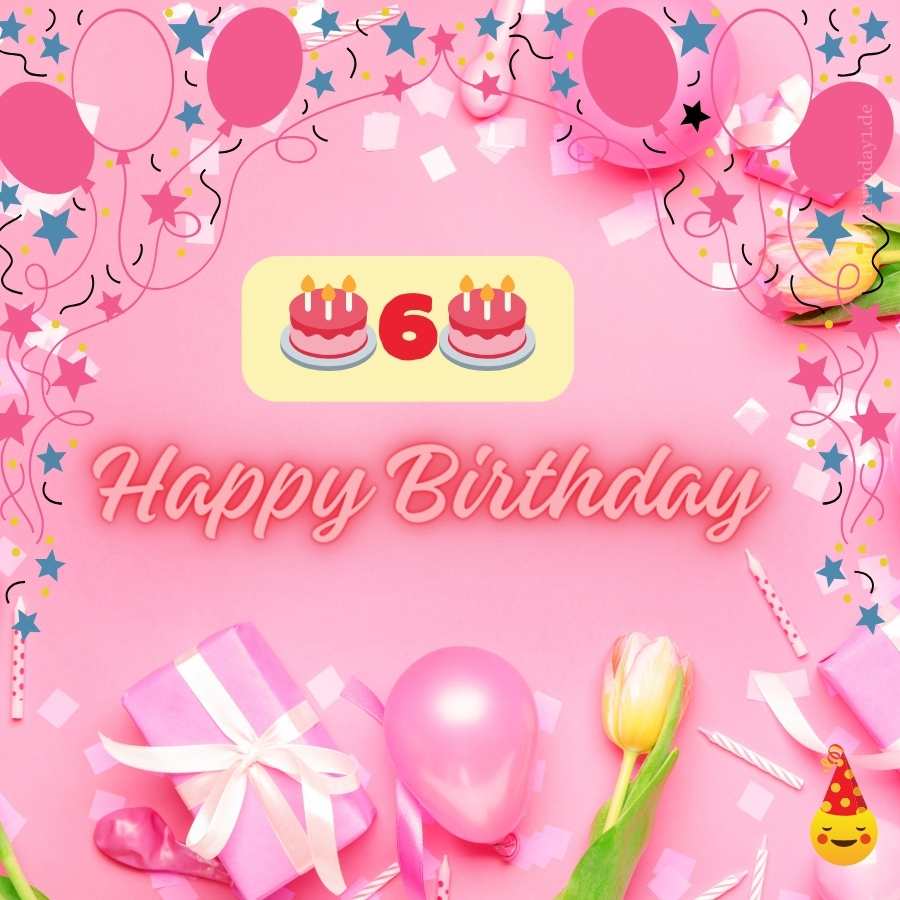 6 years happy birthday wishes