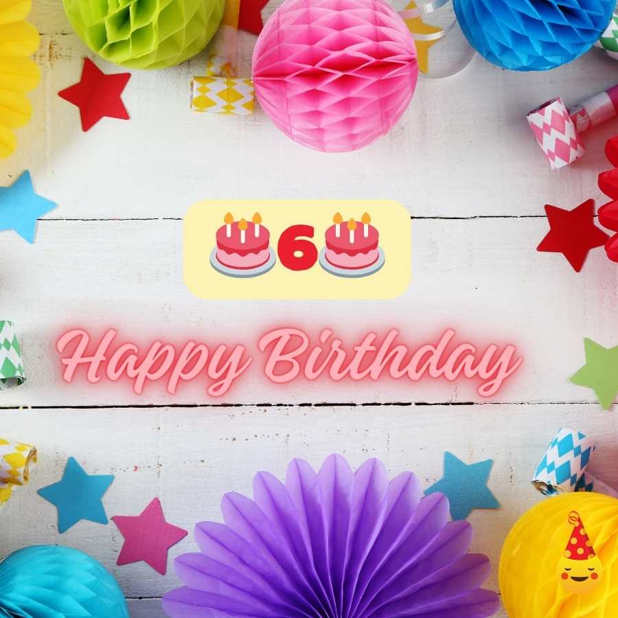 6 years daughter birthday wishes