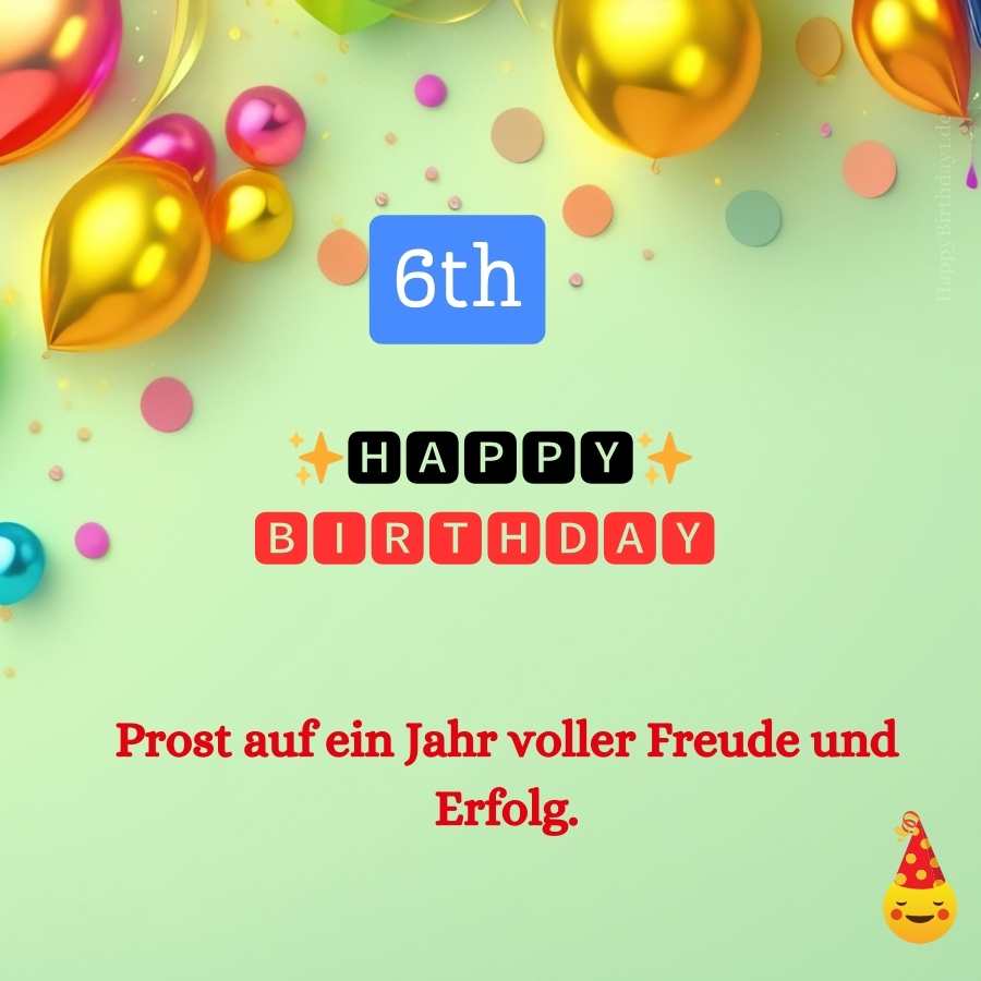 happy 6th birthday